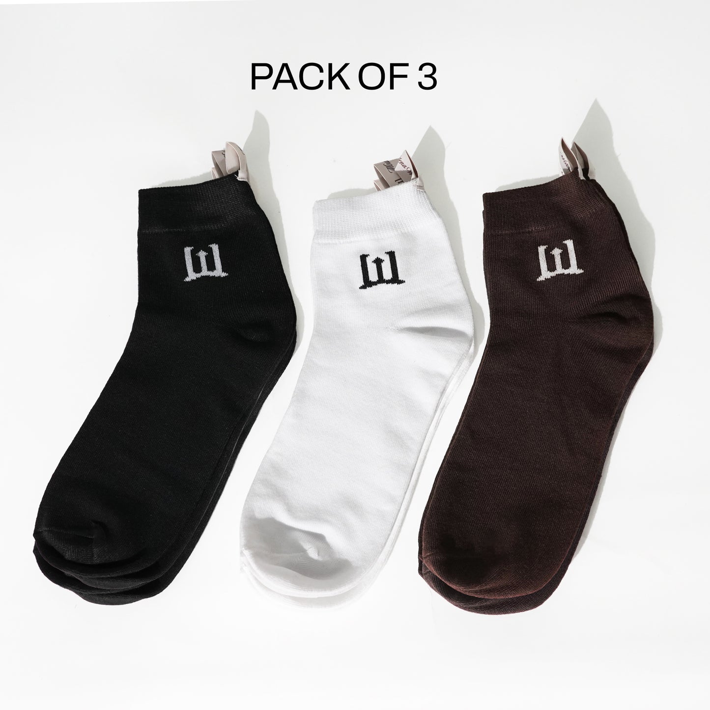 Socks - Ankle Length (Pack of 3)