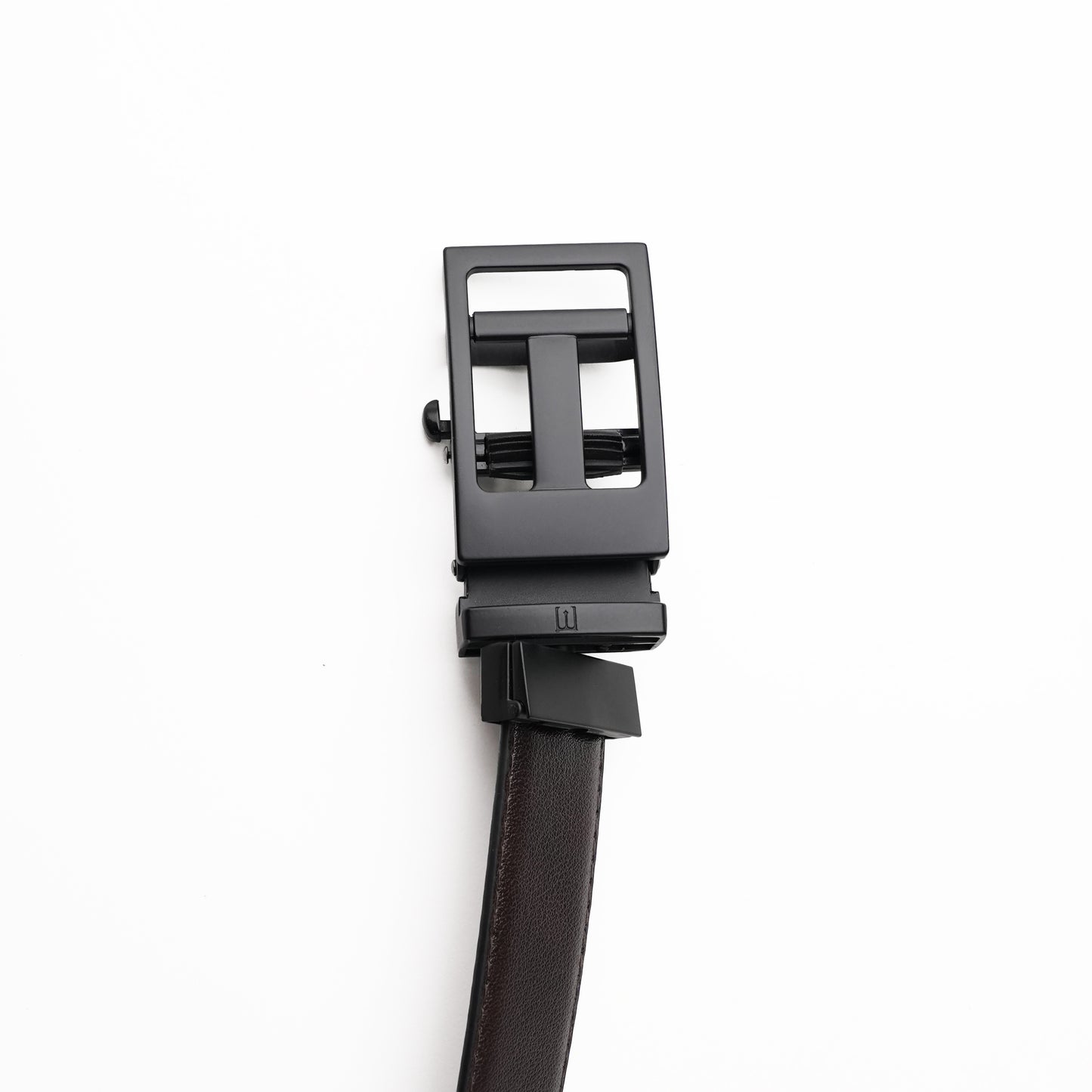NexGrid - Matte Black - Vegan leather Men’s belt (24" - 46")