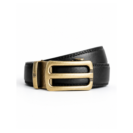 Bravano brushed bronze Vegan leather Men’s belt (24" - 46")