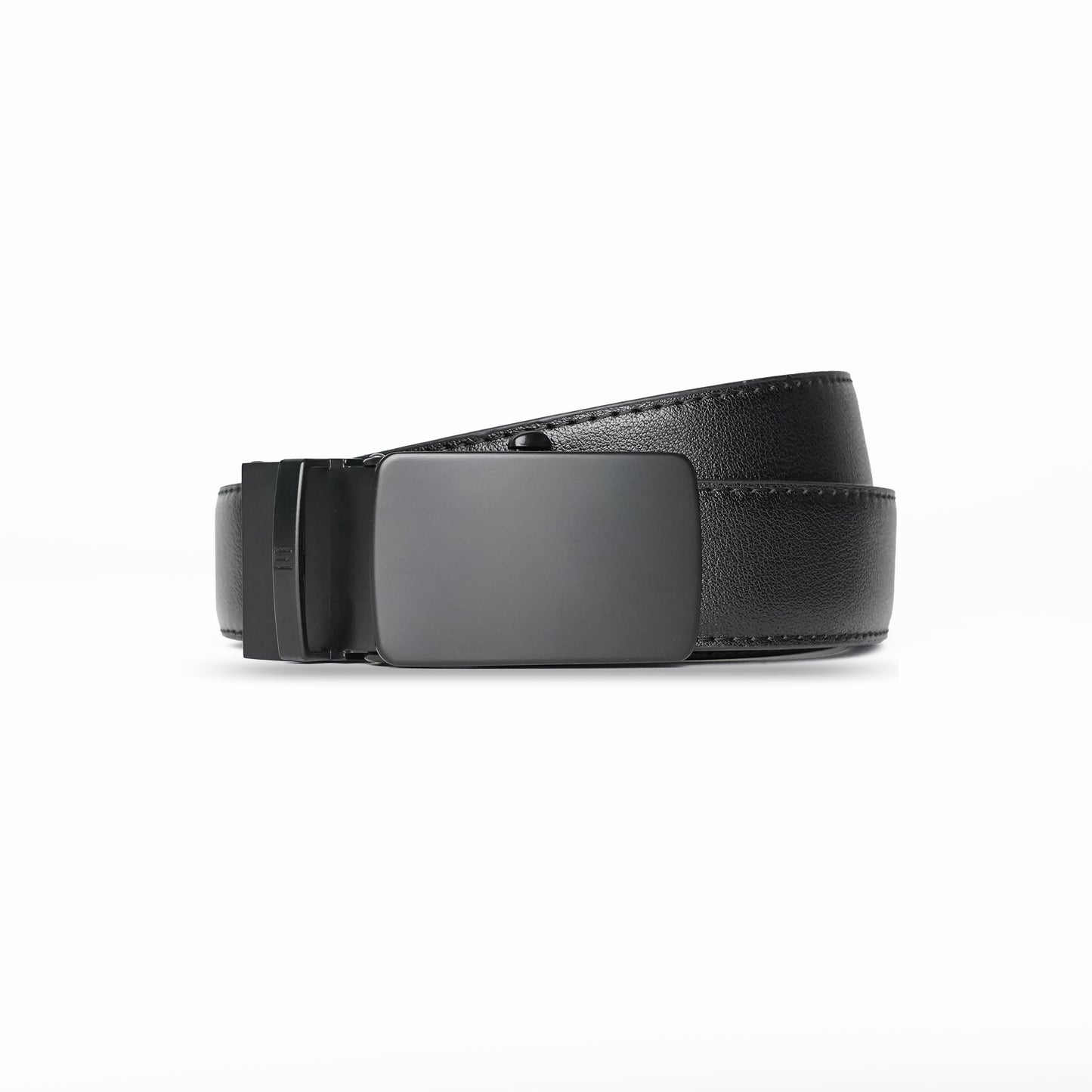 Monolith - Matte Black - Vegan leather Men’s belt (24" - 46")
