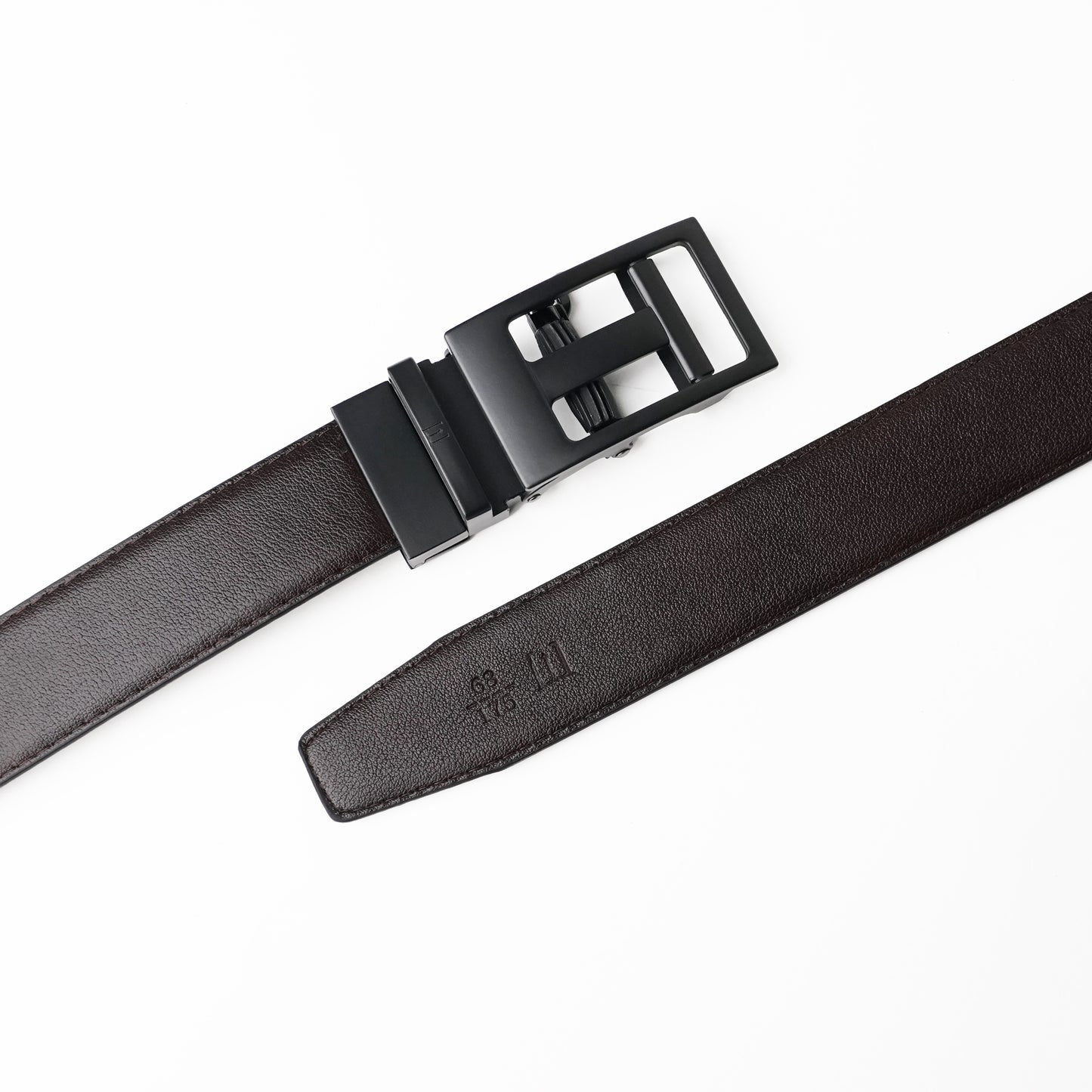 NexGrid - Matte Black - Vegan leather Men’s belt (24" - 46")