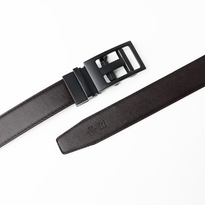 NexGrid - Matte Black - Vegan leather Men’s belt (24" - 46")