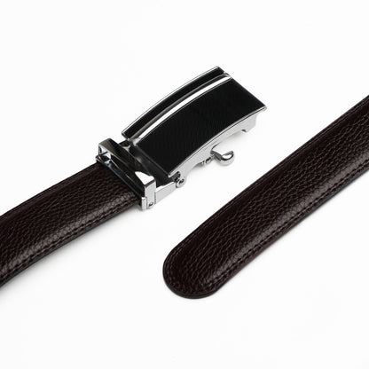 Boardroom Lines - Vegan leather Men’s belt (Direct-Locking Buckle)