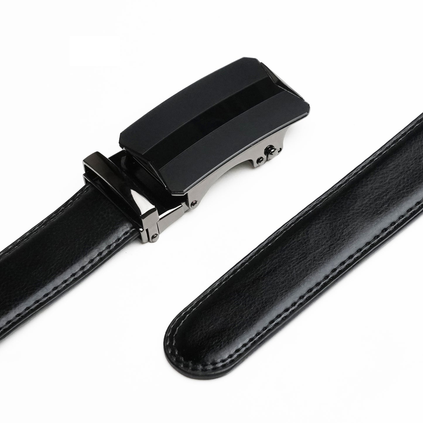 Black Arrow - Vegan leather Men’s belt (24" - 46")