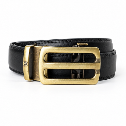 Bravano brushed bronze Vegan leather Men’s belt (47" - 60")