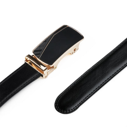 Plus Size - Burgamot Gold - Vegan leather Men’s belt (47" - 60")