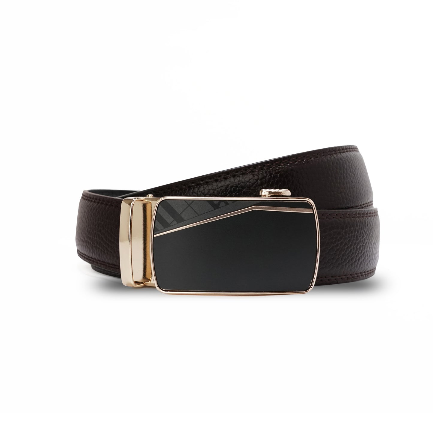 Plus Size - Burgamot Gold - Vegan leather Men’s belt (47" - 60")