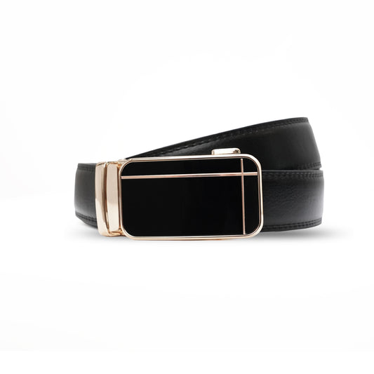 Cross Gold - Vegan leather Men’s belt (24" - 46")