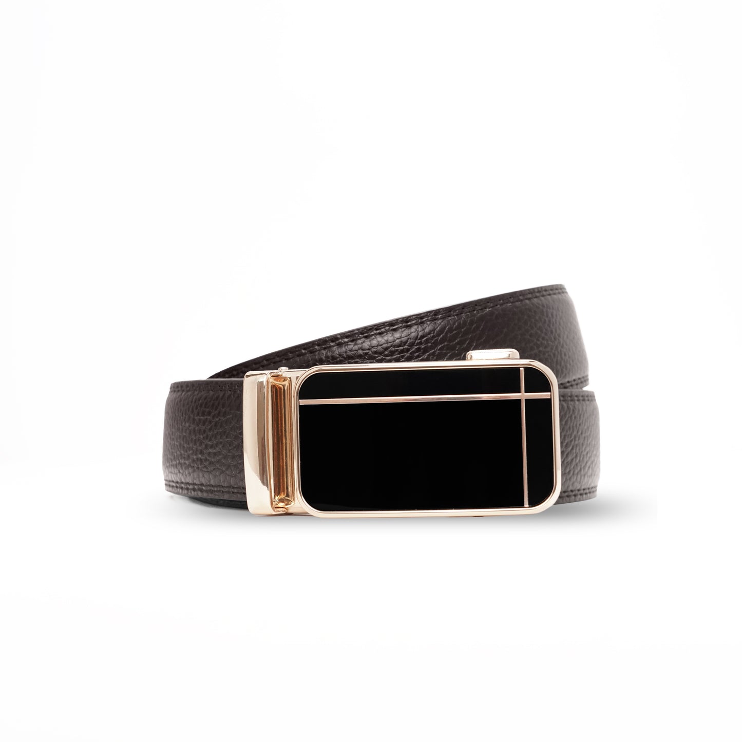 Cross Gold - Vegan leather Men’s belt (24" - 46")