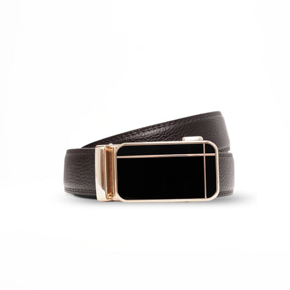 Cross Gold - Vegan leather Men’s belt (24" - 46")