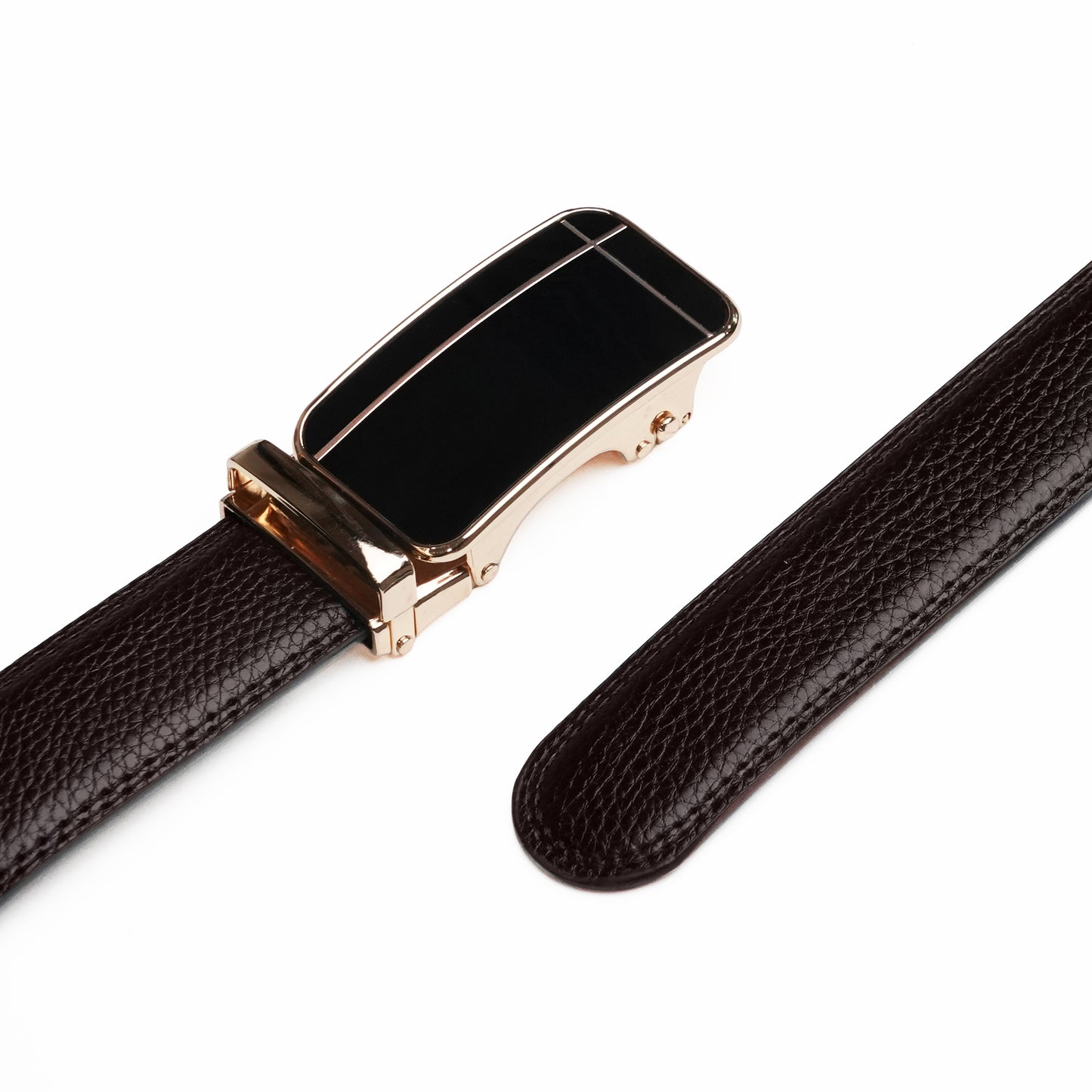 Cross Gold - Vegan leather Men’s belt (24" - 46")