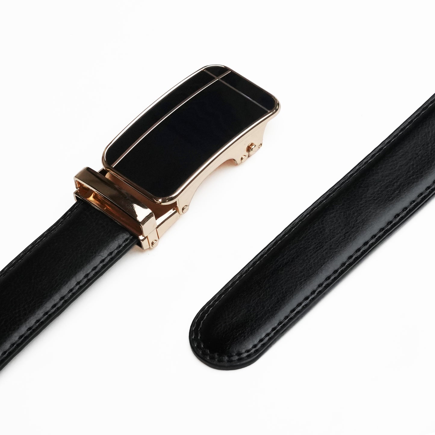Cross Gold - Vegan leather Men’s belt (24" - 46")