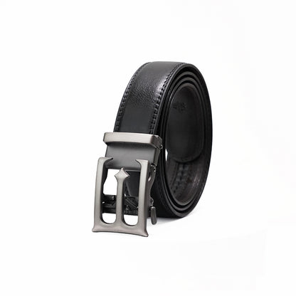 Modena – Gun Metal - Vegan leather Men’s belt (24" - 46")