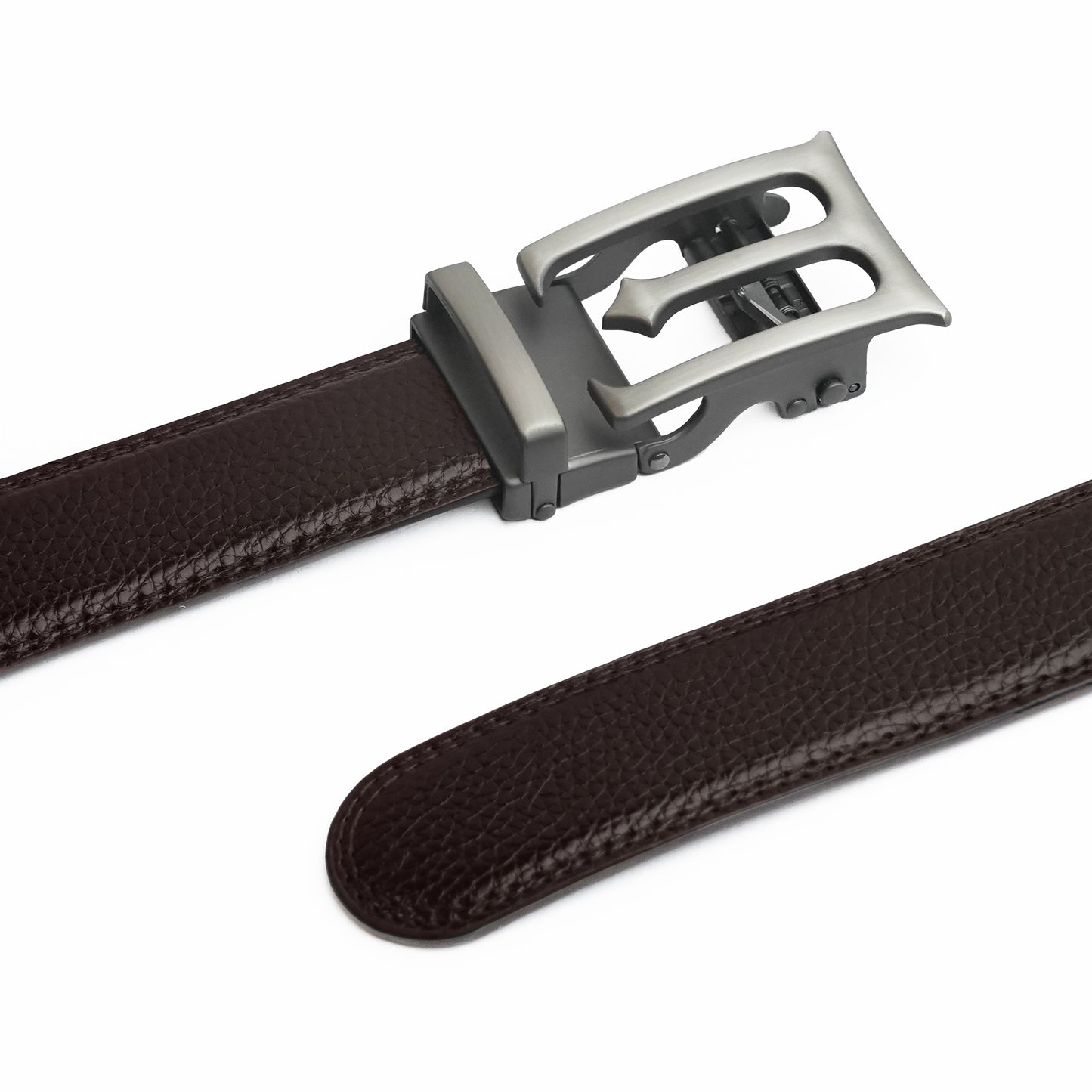 Modena – Gun Metal - Vegan leather Men’s belt (24" - 46")