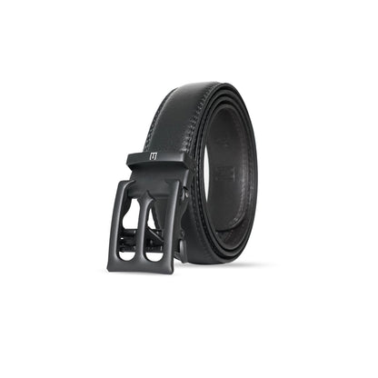 Modena - Matte Black - Vegan leather Men’s belt (24" - 46")