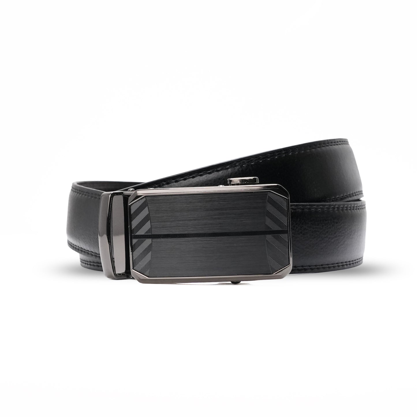 Plus Size - No Strings Attached - Vegan leather Men’s belt (47" - 60")