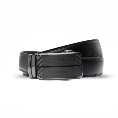 Plus Size - No Strings Attached - Vegan leather Men’s belt (47" - 60")