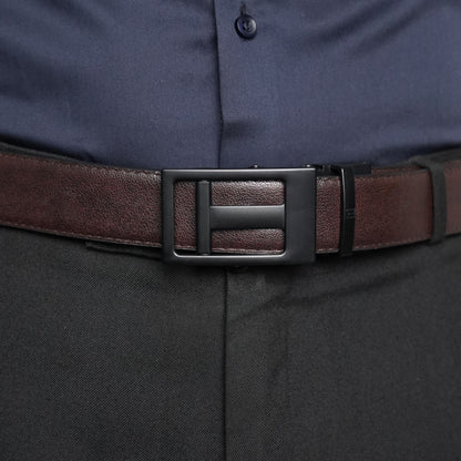 NexGrid - Matte Black - Vegan leather Men’s belt (24" - 46")