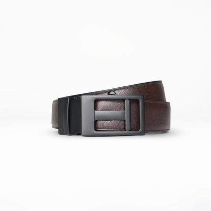 NexGrid - Matte Black - Vegan leather Men’s belt (24" - 46")