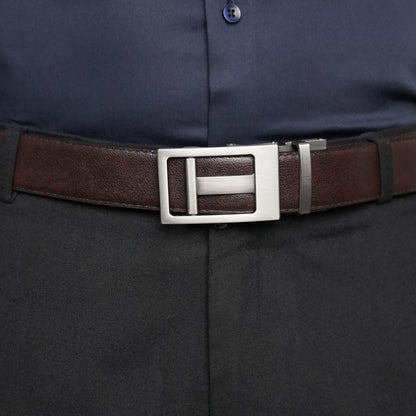 NexGrid - Shale - Vegan leather Men’s belt (24" - 46")