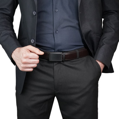 Night Sky - Vegan leather Men’s belt (24" - 46")