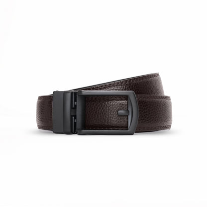 Plus Size - Onyx One - Vegan leather Men’s belt (47" - 60")