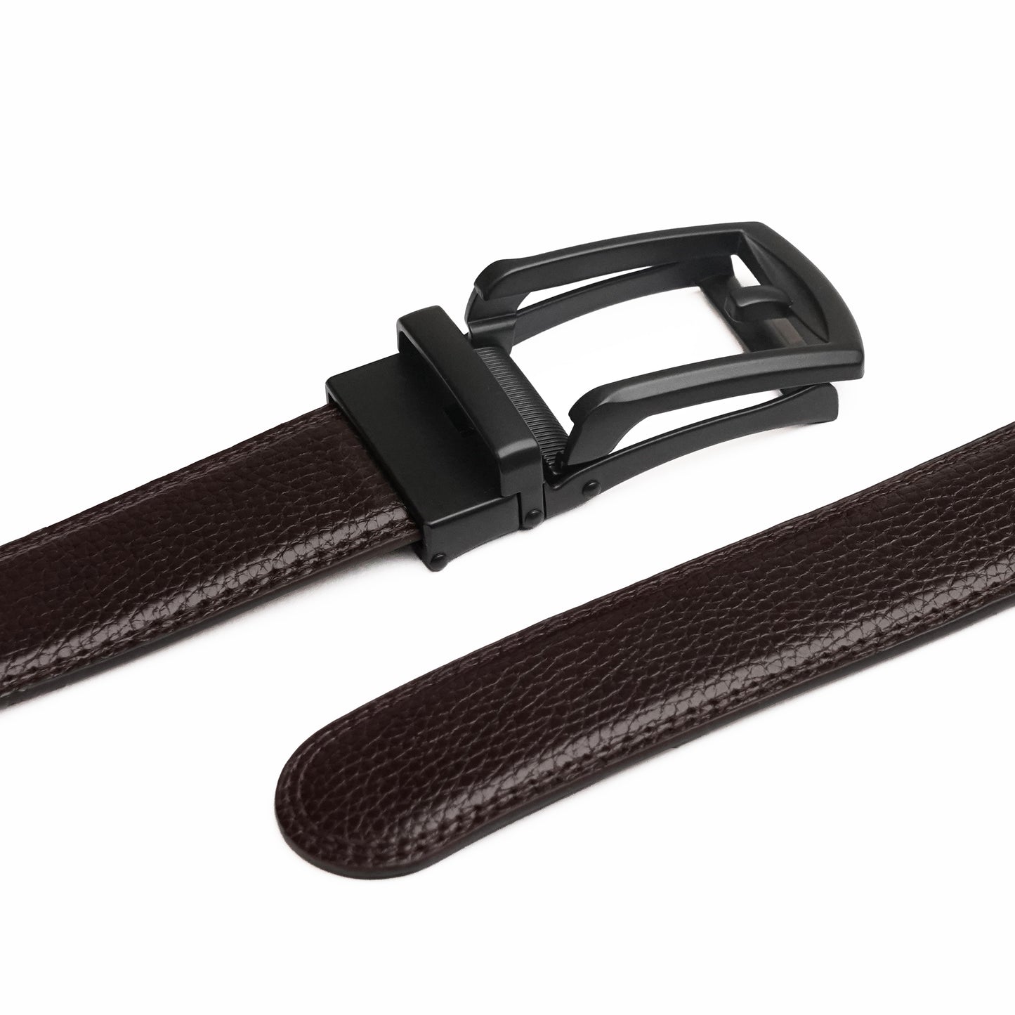 Plus Size - Onyx One - Vegan leather Men’s belt (47" - 60")