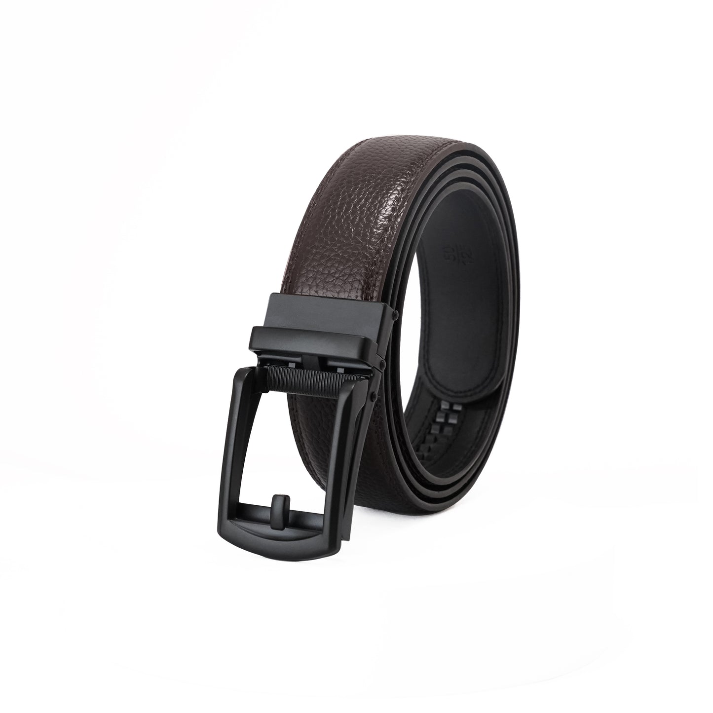 Plus Size - Onyx One - Vegan leather Men’s belt (47" - 60")