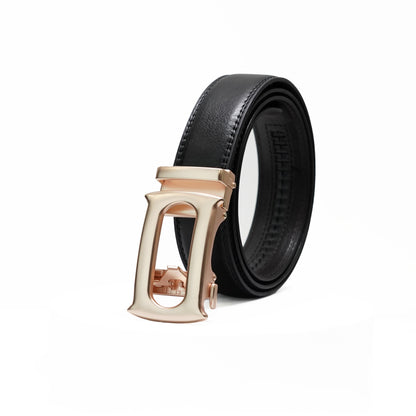 Oster - Brushed Gold - Vegan leather Men’s belt (24" - 46")