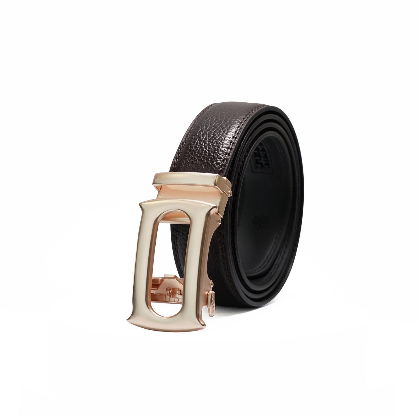 Oster - Brushed Gold - Vegan leather Men’s belt (24" - 46")