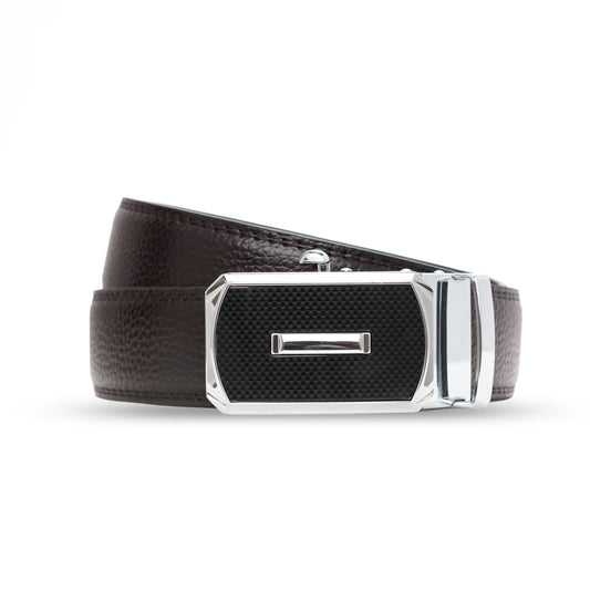 Silver Lining (Direct-Locking Buckle) - Vegan leather Men’s belt