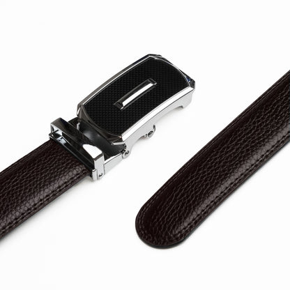 Silver Lining (Direct-Locking Buckle) - Vegan leather Men’s belt