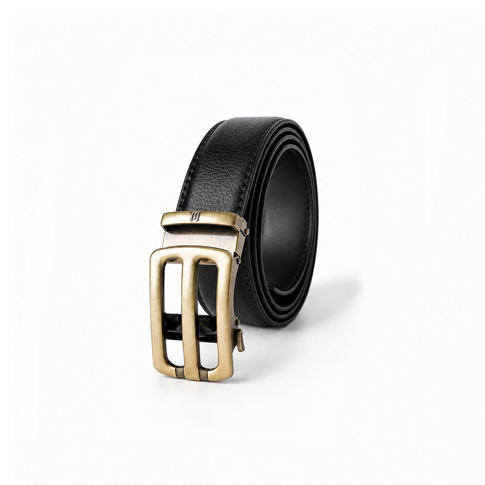 Bravano brushed bronze Vegan leather Men’s belt (47" - 60")