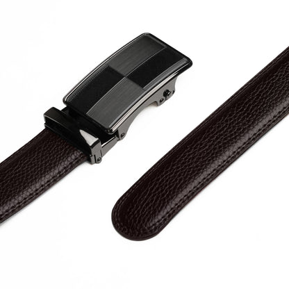 Plus Size - Crossway - Vegan leather Men’s belt (47" - 60")