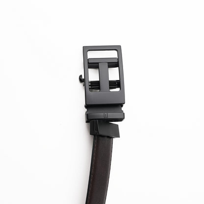 NexGrid - Matte Black - Vegan leather Men’s belt (24" - 46")