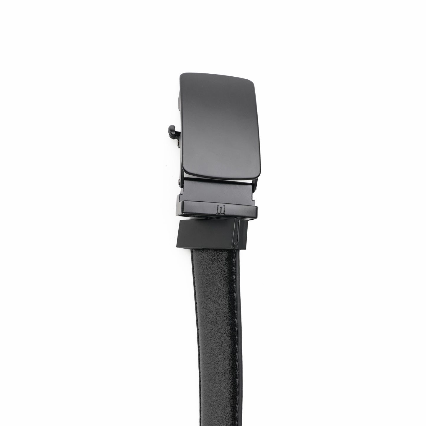 Monolith - Matte Black - Vegan leather Men’s belt (24" - 46")