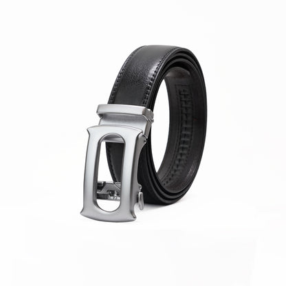 Oster – Brushed Silver - Vegan leather Men’s belt (24" - 46")